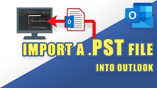 Outlook  How to IMPORT a PST File Easily [upl. by Hubey156]