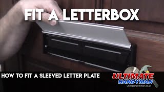 How to fit a sleeved letter plate [upl. by Aehcim]