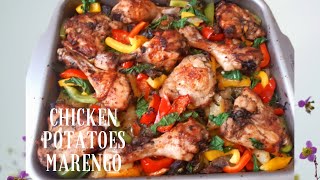 Simple Way To Make Chicken Potatoes MARENGO  Beginners TUTORIALchickenpotatoesmarengo [upl. by Lithea]