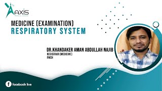 Medicine Examination  Respiratory System Examination [upl. by Balliett]