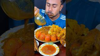 Spicy GravyampRice Egg mukbang asmr reelsvideo shortvideo viralvideo eating food foodie show [upl. by Led380]