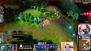 Bjergsen playing the wall comp with poppy  vayne  anivia [upl. by Bryner]