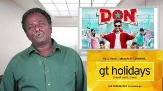 DON Review  Sivakarthikeyan  Tamil Talkies [upl. by Yrokcaz]