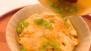 2 Eggs with Rice Quick Japanese rice bowl Tamagodon Recipe [upl. by Belen]