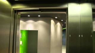 Schindler EuroLift MRL Traction elevator  Gallerian IN Sundsvall Sweden [upl. by Anahsohs482]