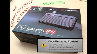 แก้ Copy protect content Avermedia  IOS  HDCP  OBS [upl. by Boland672]