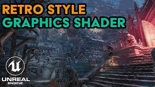 Unreal Engine 5 Retro Shader Tutorial  Pixelation amp Color Dithering Post Processing Material [upl. by Enavi581]