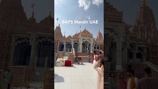 BAPS HINDU MANDIR in ABU DHABI  Baps swaminarayan temple baps temple hindumandir shorts uae [upl. by Akihsan]