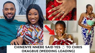 Full video of chinenye Nnebe amp Chris okagbua engagement SHE SAID YES [upl. by Erminie840]