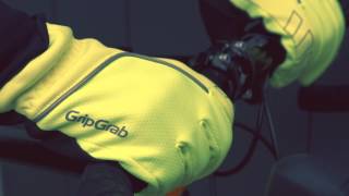 Gripgrab Race Thermo Hi Vis Overshoe and Windster Hi Vis Gloves [upl. by Bianka]