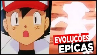 AS EVOLUÇÕES MAIS ÉPICAS EM POKÉMON [upl. by Irmgard]