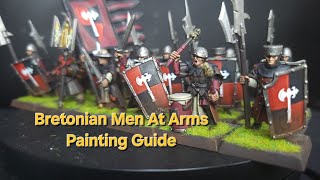 Bretonian Men At Arms Painting Guide [upl. by Osbourne238]