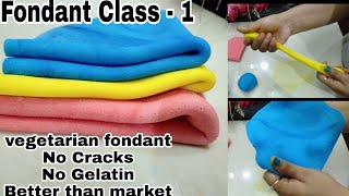 Homemade Veg Fondant Recipe better than market  best Homemade fondant  fondant recipe  shara [upl. by Gottwald]