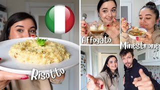 İTALYAN YEMEKLERİ  Risotto alla Milanese Minestrone Affogato [upl. by Analram]