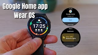 Google Home app on Wear OS 3 [upl. by Leschen]