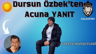 Galatasarayda Başkan Dursun Özbek den Acun Ilıcalıya Cevap  İzmir Spor Zirvesi  Fatih Terim [upl. by Phi]