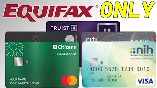 5 Business Credit Cards Pull Equifax ONLY [upl. by Allbee]