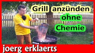 Kommt der beste Anzündkamin von Rösle  Grill anzünden natürlich ohne Chemie Tutorial Nr183 [upl. by Lorette515]