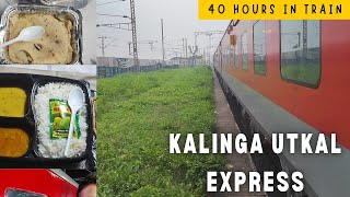 Kalinga Utkal Express train journey in 2nd AC from puri to nizamuddin  40 hours in train [upl. by Gala244]