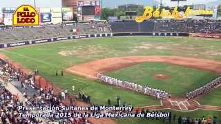 Presentación del roster de Sultanes  Temporada 2015 [upl. by Deane]