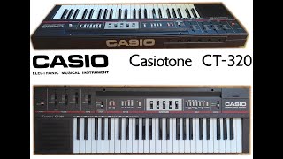 CASIO Casiotone CT320 CT 320  SOUNDS and STYLES [upl. by Imim]