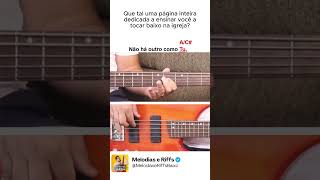 Uma Levada Simples e Incrível para Tocar Baixo na Igreja 🎸🙏🏼 [upl. by Tat]