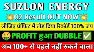 suzlon energy share Q2 Result OUT NOW • suzlon energy share news • suzlon energy share targets [upl. by Kaltman]