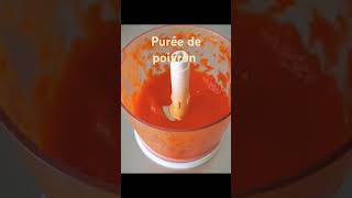 Purée de poivron poivronails vegetables [upl. by Whittaker]