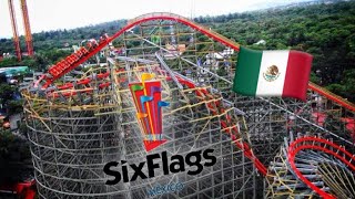 Visiting Six Flags México  One of the World’s Most BEAUTIFUL Theme Parks VLOG 🇲🇽🎢 [upl. by Rory]