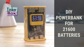 Doityourself powerbank for 21700 batteries [upl. by Ueihtam]