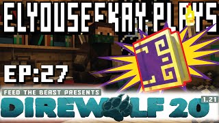 Direwolf20 121 Modpack Lets play  EP 27  I FINALLY TRY ARS NOUVEAU [upl. by Terrej741]