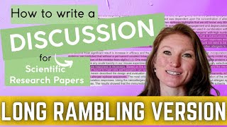 How to write a DISCUSSION for scientific research papers  Stepbystep breakdown [upl. by Yeldahc]