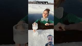 Morning Tea ☕ shorts viral icequeen trending [upl. by Atekin]