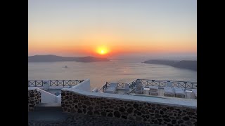 Santorini the beautiful hike from Imerovigli to Oia [upl. by Sarajane]