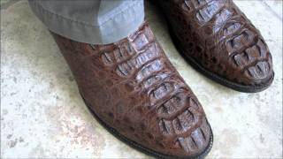 Tobacco Head Cut Caiman Boots [upl. by Georgianna]