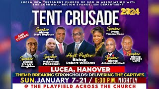 Lucea New Testament Church Tent Crusade  Thursday January 11 2024 [upl. by Haff]