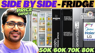 SALE🔥Best Side By Side Refrigerator In India 2024🔥Best Refrigerator 2024🔥Best Big Fridge 2024 [upl. by Llehcram]