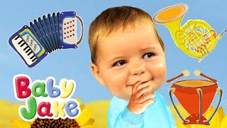 Baby Jake amp Musical Instruments for Kids  Yacki Yacki Yoggi Songs Compilation [upl. by Etireugram451]