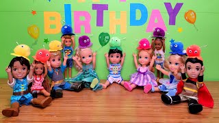 Benjamins Birthday  Elsa amp Anna toddlers  Barbie  gifts  contest  games  cake [upl. by Oap]