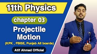 Projectile motion class 11  11th Physics ch 3  Fsc ICS part 1  urdu  hindi [upl. by Ardelia234]