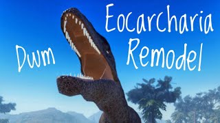 Eocarcharia Remodel in Dinosaur world Mobile Dinosaur world Mobile [upl. by Gavette]