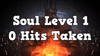 Soul Level 1 No Hits Taken No Pyromancy  Dark Souls [upl. by Sewoll]