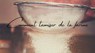 Comment tamiser la farine et les ingrédients secs avec ou sans tamis [upl. by Nixie664]