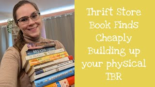 Thrift Store Book Finds  How to build up a personal library without breaking the bank [upl. by Ateloiv]