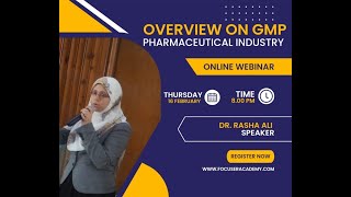 Overview on GMP Basics for Pharmaceutical Industry [upl. by Yorgerg]