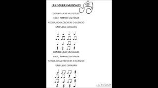 las figuras musicales para 1º de primaria [upl. by Macnamara]