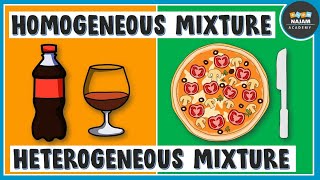 Homogeneous and Heterogeneous Mixture  Chemistry [upl. by Killam565]