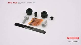 2373TIGF FRONT BRAKE CALIPER SLIDE PIN BOOT KIT FOR HONDA [upl. by Sherry]