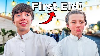 Our First Eid Day as British Muslims  اول يوم عيد لمسلم بريطاني [upl. by Etteuqal]