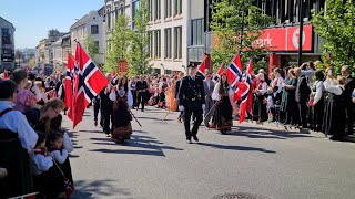 17 Mai 2024 Skien skoletoget Norge 🇳🇴 Norway’s national day schools celebration 🇳🇴 [upl. by Portingale]